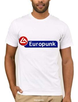 Αστεία T-shirts με στάμπα Europunk