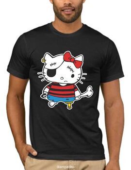 Αστεία T-shirts με στάμπα Hello Kitty Pirate