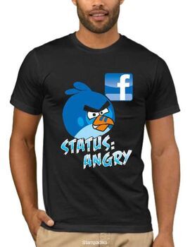 Αστεία T-shirts Status Angry