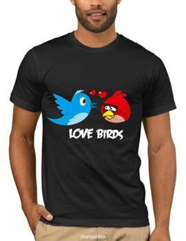 Αστεία μπλουζάκια με στάμπα Love Birds T-shirts