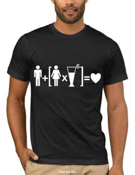 Αστεία T-shirts Με το ποτό κερδίζεις την αγάπη