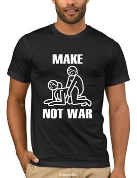 Αστεία T-shirts Make Love not war