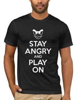 Αστεία T-shirts Stay Angry And Play On