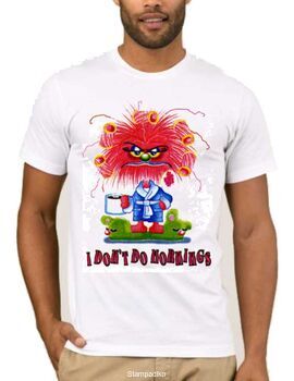 Αστεία T-shirts I Dont Do Mornings