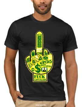Αστεία T-shirts Crisis Fuck Capitalism