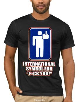 Αστεία T-shirts International Symbol For F*ck You