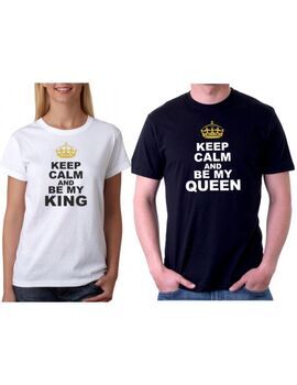 Μπλούζα T-shirt King and Queen(unisex)