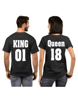 Μπλούζα T-shirt King and Queen (η τιμή είναι και για τα δύο μπλουζάκια)
