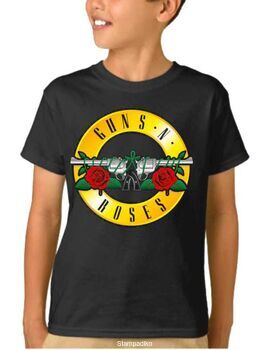 Παιδικό μπλουζάκι με στάμπα συγκροτήματος Guns N' Roses Distressed Bullet