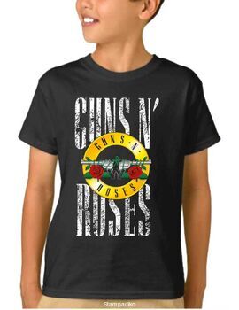 Παιδικό μπλουζάκι με στάμπα συγκροτήματος Guns N' Roses Distressed Bullet
