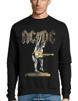 Μπλούζα Φούτερ Sweatshirt Rock με στάμπα ACDC Stiff Upper Lip