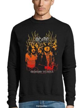 Μπλούζα Φούτερ με στάμπα AC/DC Highway to Hell