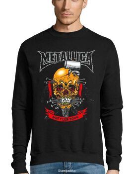 Μπλούζα Φούτερ με στάμπα Metallica Met Club 2004 Concert Tour