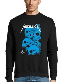 Μπλούζα Φούτερ με στάμπα Metallica Skulls