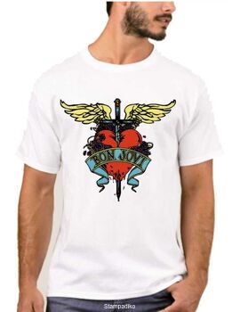 Μπλουζάκι με στάμπα Bon Jovi Keep the Faith Tour T-shirt