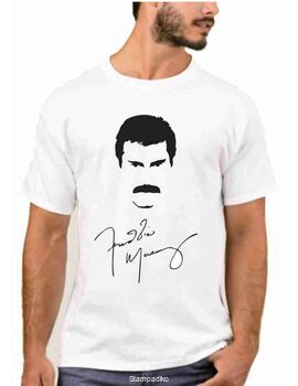 Rock t-shirt με στάμπα Freddie Mercury Queen