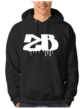 Μπλούζα φούτερ με κουκούλα με στάμπα Hip Hop Zoro & Buzz