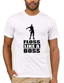 Μπλούζα με στάμπα Floss like a boss Fortnite