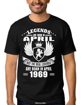 Μπλούζα T-shirt με στάμπα Legends are born in...