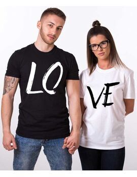Mπλουζακια με στάμπα  LOVE Couples shirts