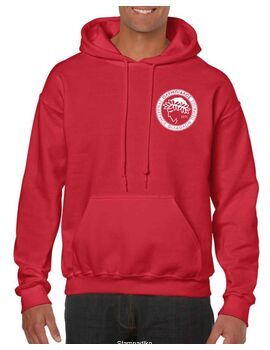 Μπλούζα φούτερ με κουκούλα με στάμπα Ολυμπιακός