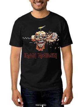 Heavy metal t-shirt με στάμπα Iron Maiden Can I Play With Madness