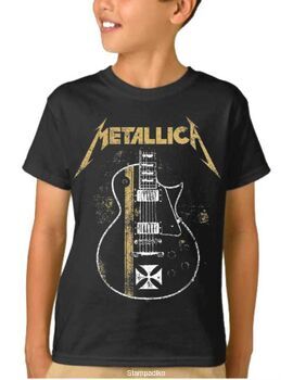 Παιδικό μπλουζάκι με στάμπα Metallica James Hetfield Gibson Guitar