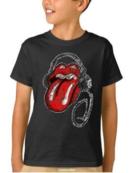 Παιδικό μπλουζάκι με στάμπα Rolling Stones Headphones T Shirt