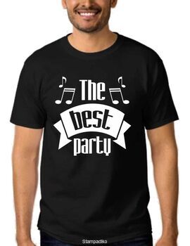 Μπλουζάκι,φούτερ κουκούλα & φούτερ χωρίς κουκούλα με στάμπα THE BEST PARTY