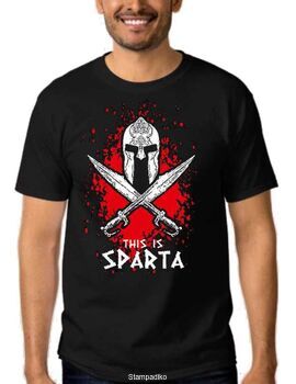 Μπλουζάκι με στάμπα This is Sparta