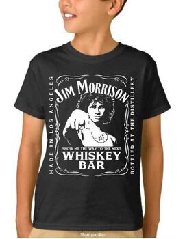 Παιδικό μπλουζάκι με στάμπα Jim Morrison The Doors Show Me Next Whiskey Bar