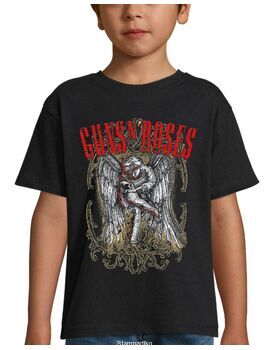 Παιδικό μπλουζάκι με μεταξοτυπία Guns N' Roses Sketched Cherub