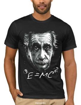 Mπλούζα με στάμπα Albert Einstein E=mc2