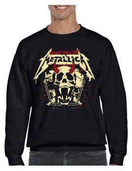 Μπλούζα Φούτερ με στάμπα Metallica We Don't Give a Shit!