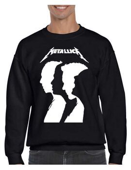 Μπλούζα Φούτερ με στάμπα Metallica Band Silhouette
