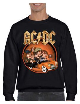 Μπλούζα Φούτερ με στάμπα AC/DC Back in Business Again