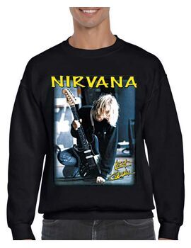 Μπλούζα Φούτερ με στάμπα Nirvana Kurt Cobain