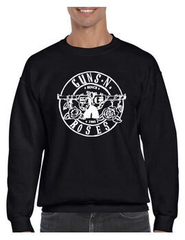 Μπλούζα Φούτερ με στάμπα Guns N' Roses Bullet white Logo