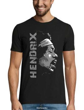 Rock t-shirt με στάμπα Jimi Hendrix Guitar Legend