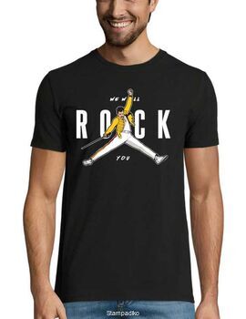 Rock t-shirt με στάμπα We Will Rock You  Queen Freddie Mercury
