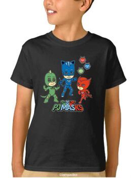 Παιδικό μπλουζάκι Pj Masks Πιτζαμοήρωες