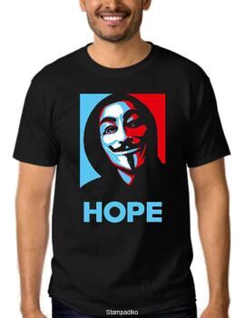 Μπλουζάκια με στάμπα μεταξοτυπίας Hope