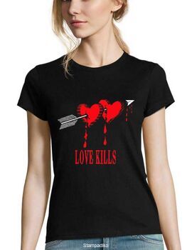 Μπλούζα t-shirt  Woman Love Kills