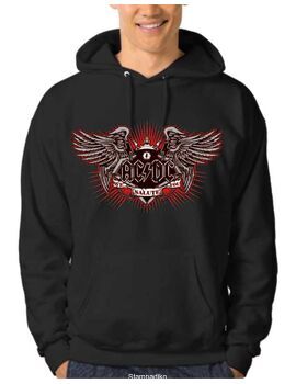 Μπλούζα Φούτερ με κουκούλα ΑC/DC We Salute You