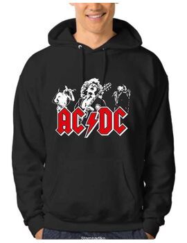 Μπλούζα Φούτερ με κουκούλα ΑC/DC
