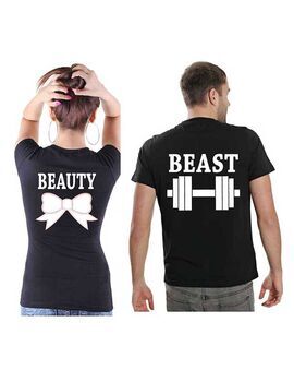 Μπλούζα  Beauty – Beast (η τιμή είναι και για τα δύο t-shirts)