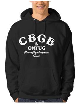 Μπλούζα Φούτερ Hoodie CBGB OMFUG Underground Rock Club
