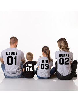 Οικογενειακό σετ με στάμπα Any name, any number, Custom name, Custom number shirt