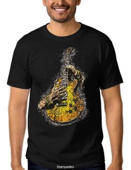 Mπλουζάκι με στάμπα guitar player art
