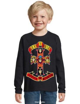 Παιδικό μπλουζάκι με στάμπα Guns N Roses